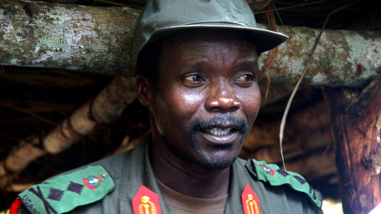 Joseph Kony na snmku z roku 2008