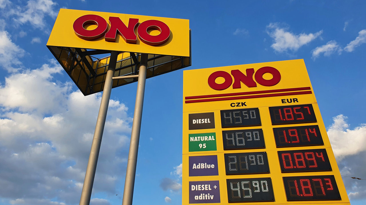 Pumpy Tank ONO prodávají litr benzinu za 46,90 koruny.
