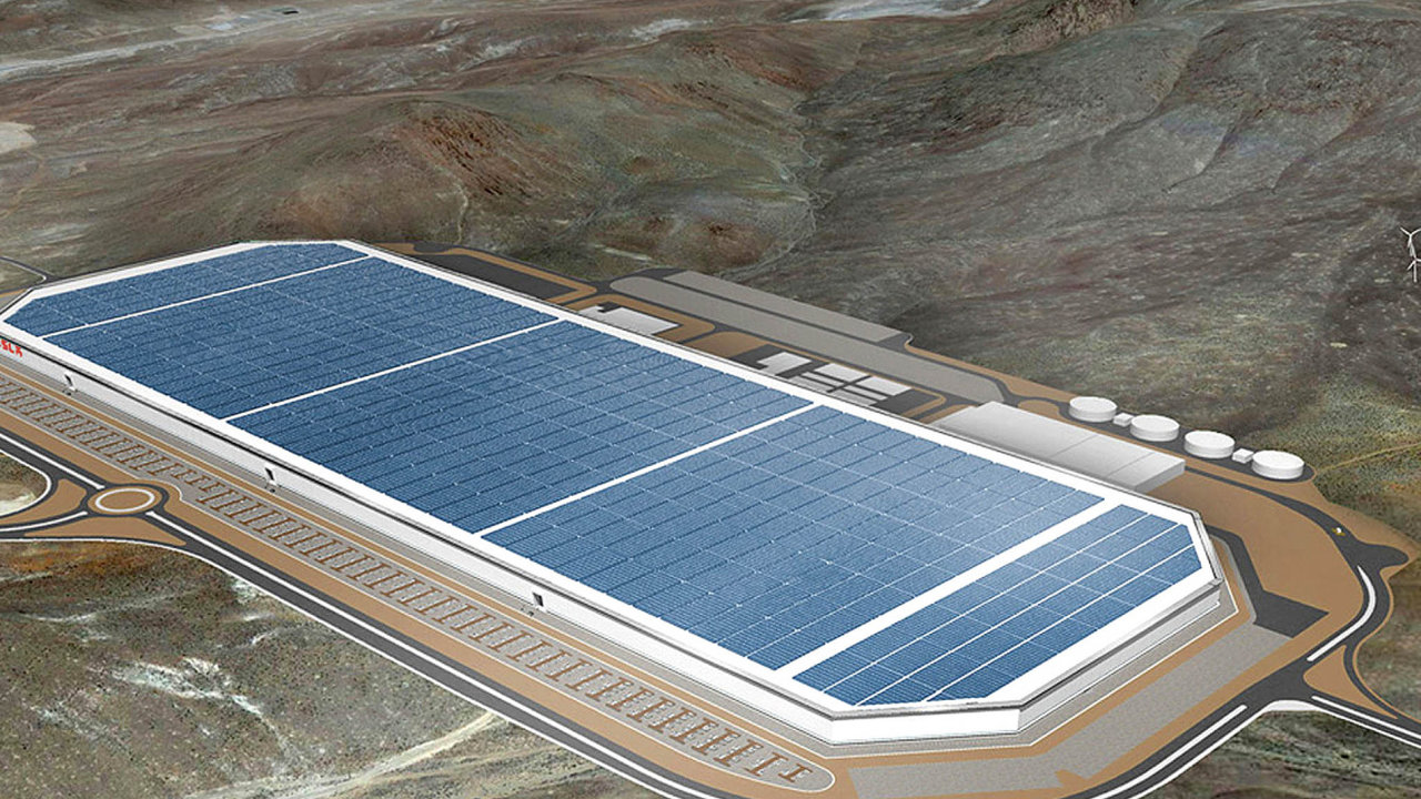 Továrna Gigafactory 1 produkuje akumulátory pro vozy Tesla. Podobná by v budoucnu i díky investièním pobídkám mohla vzniknout v Èesku.