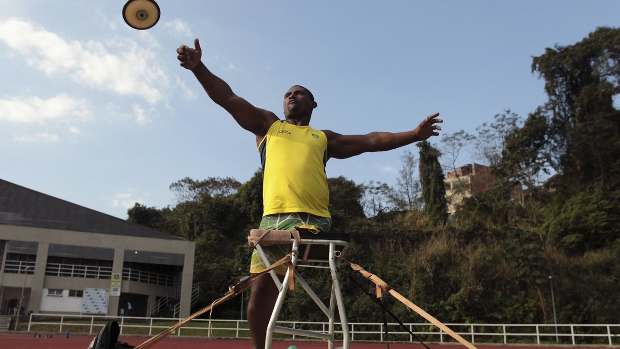 Paralympijsk sportovec Vanderson Silva z Brazlie