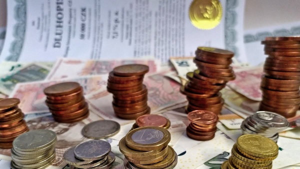 dluhopisy, pen�ze, koruna