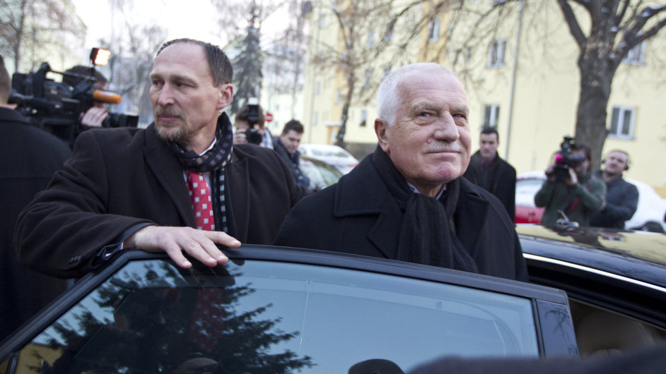 Vclav Klaus po hlasovn ve druhm kole prezidentskch voleb