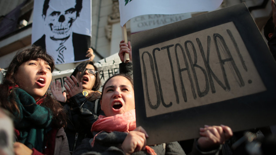 Bulhart studenti protestuj proti vld