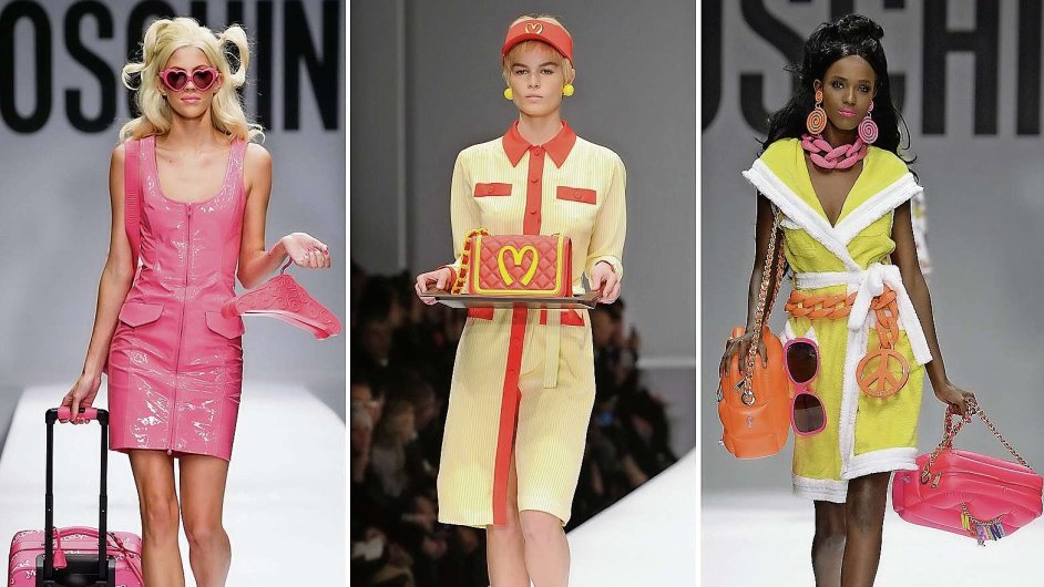 Jeremy Scott navrhl kolekce inspirovan etzcem McDonald's i panenkou Barbie.