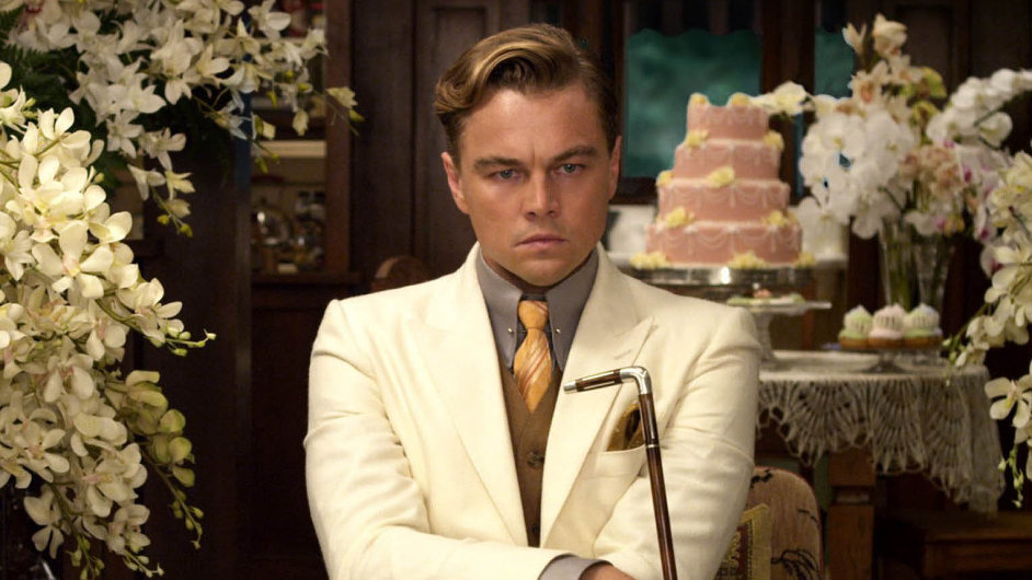 Velk Gatsby (na snmku herec Leonardo DiCaprio)