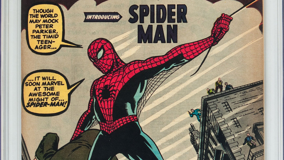 Prvn dl komiksu ve kterm se objevuje Spider-Man.