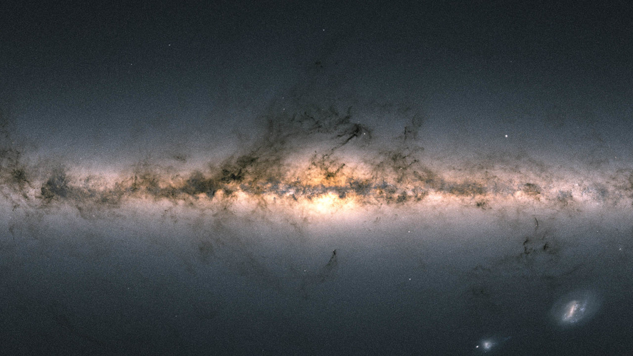 Na dosud nejpesnj map Mln drhy se evropsk vesmrn agentue ESA podailo zachytit celkem 1,8 miliardy hvzd.
