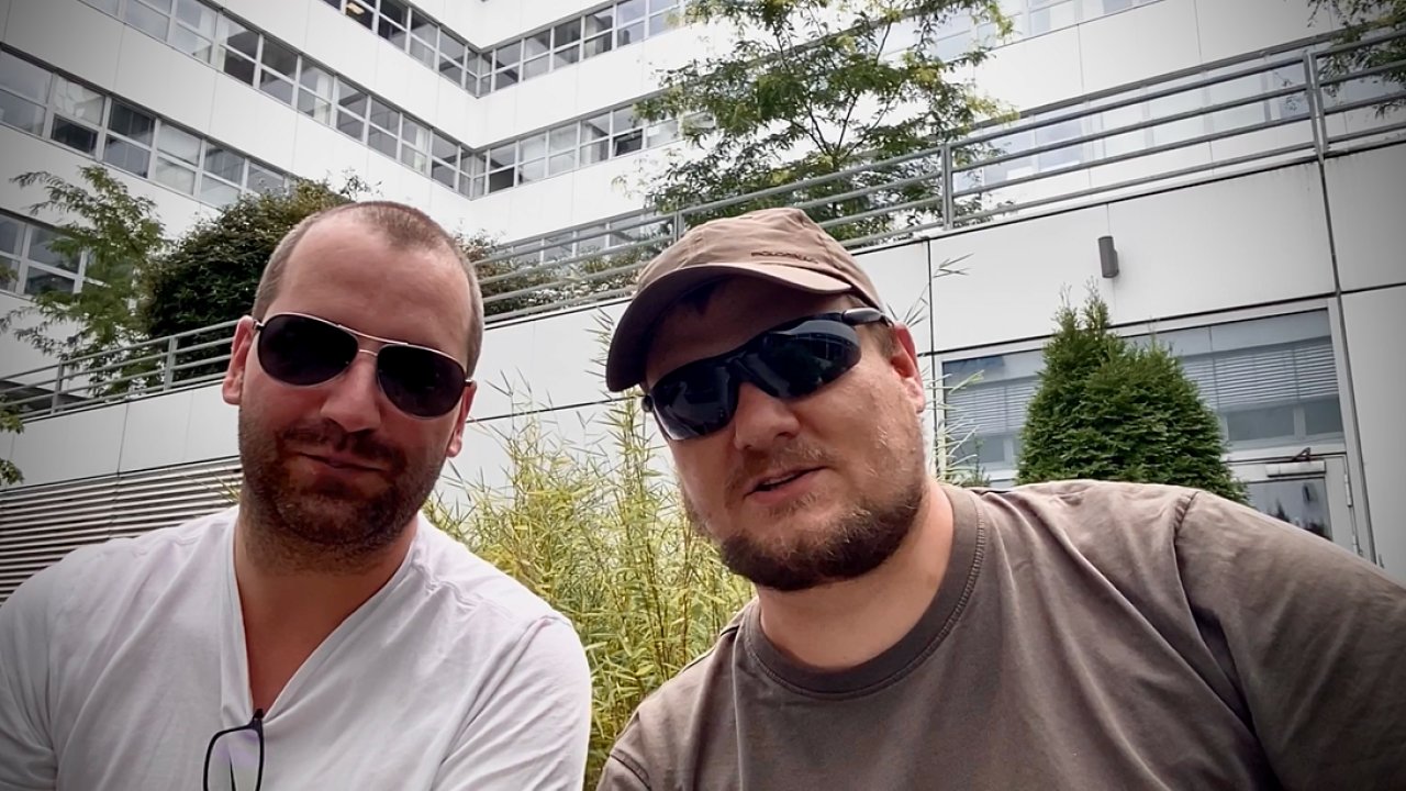 Jan Marek (vlevo) a Daniel Hejda ze Cyber Rangers.