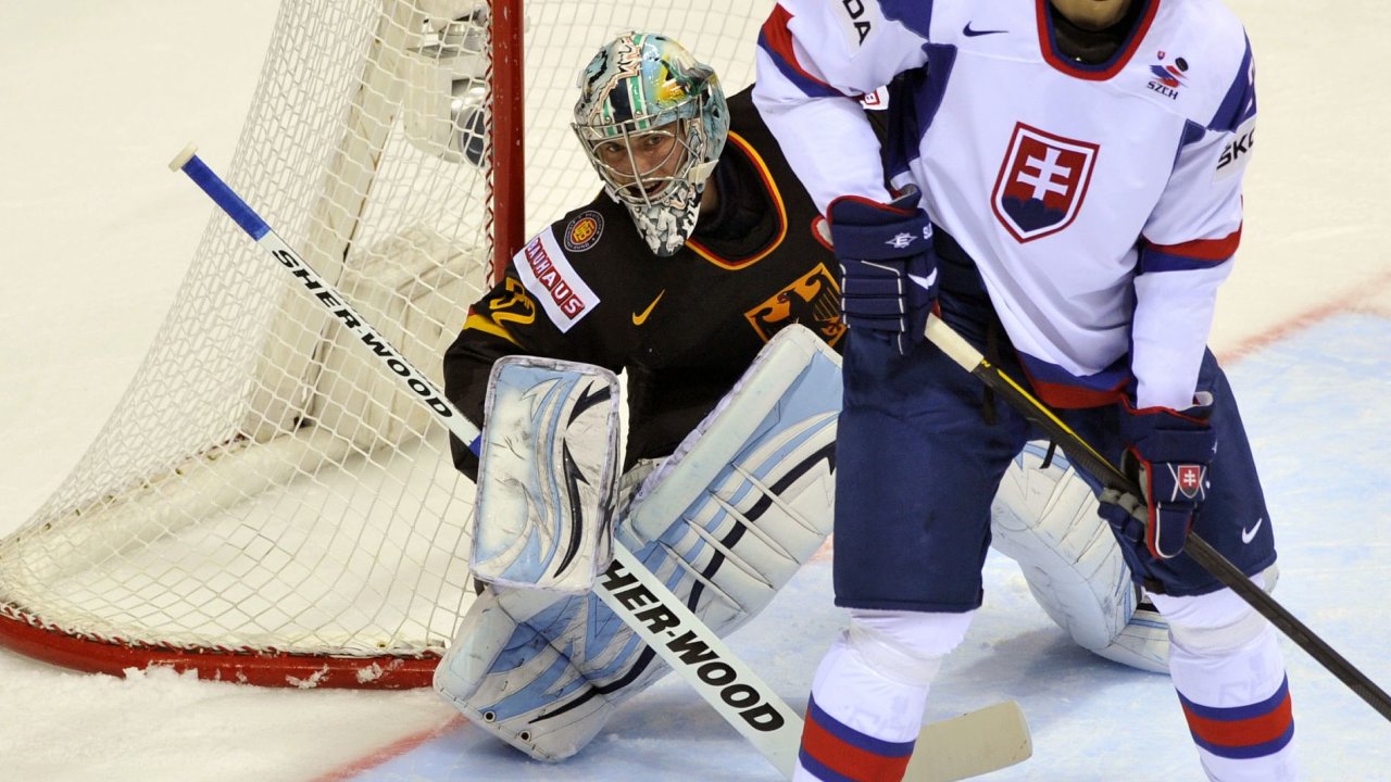 Slovensk hokejista Michal Handzu.