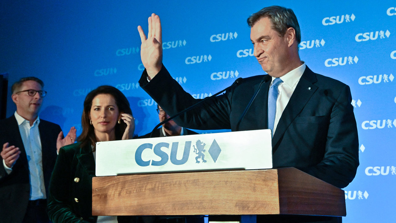 Markus Sder, nejvy kandidt CSU a ministersk pedseda Bavorska