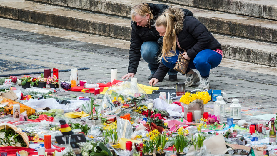 Pieta po teroristickch tocch v Bruselu