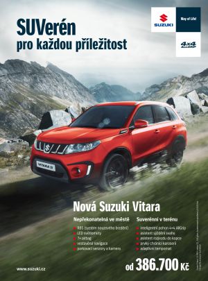 Kampaň SUVerén pro každou příležitost - Suzuki Vitara Kampaň SUVerén pro každou příležitost - Suzuki Vitara