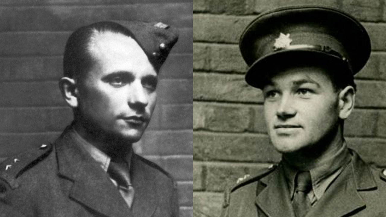 Parašutisté Jozef Gabèík (vlevo) a Jan Kubiš, kteøí 27. kvìtna 1942 provedli atentát na R. Heydricha.