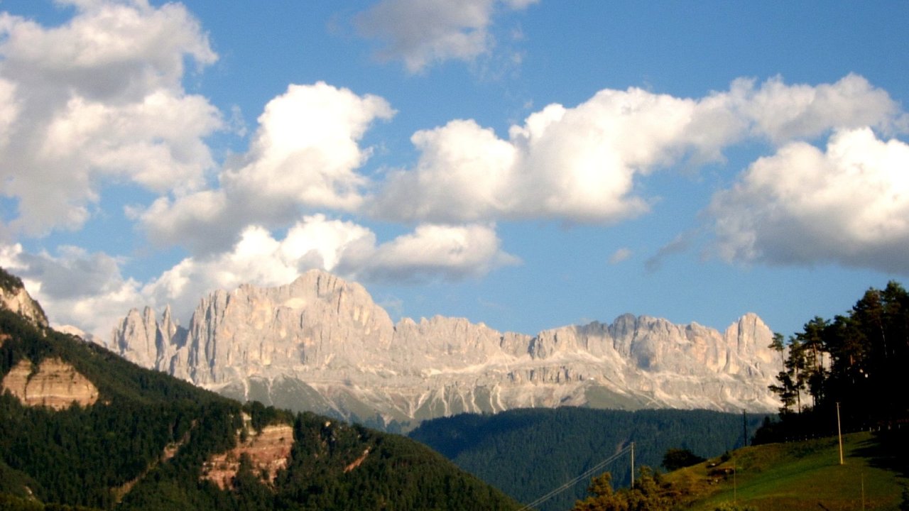 Hora Rosengarten v Jinm Tyrolsku