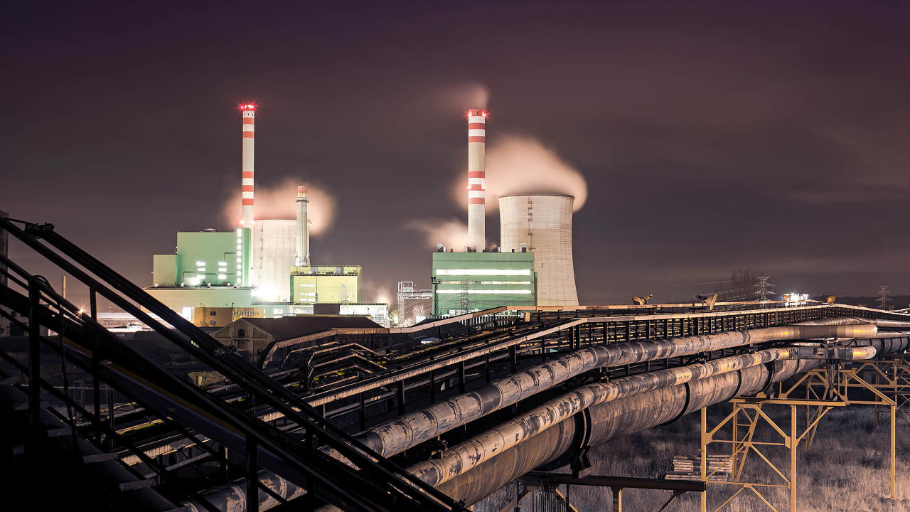 Tepl�rna Kladno pat�� do skupiny Sev.en Pavla Tyka�e, teplo vyr�b� z uhl�.