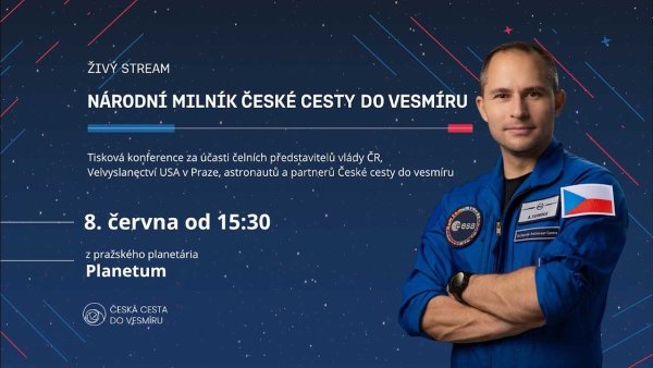 Tiskov� konference projektu �esk� cesta do vesm�ru