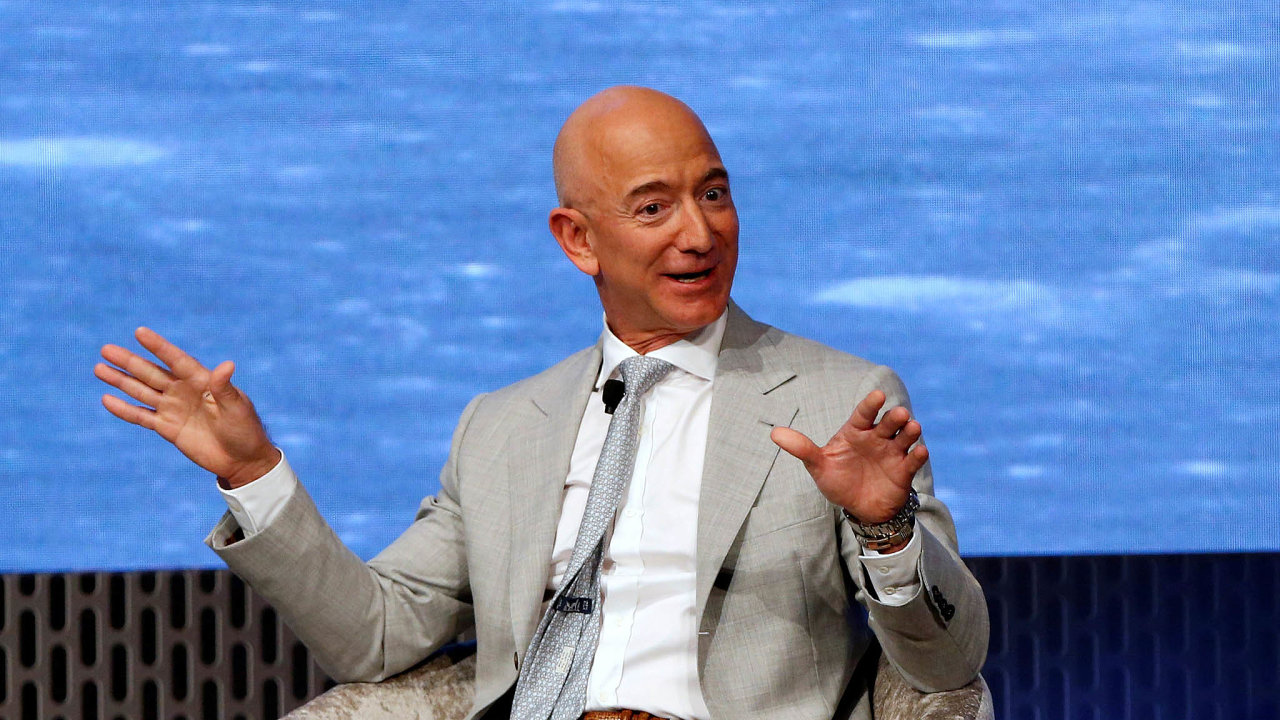 Šéf Amazonu Jeff Bezos.