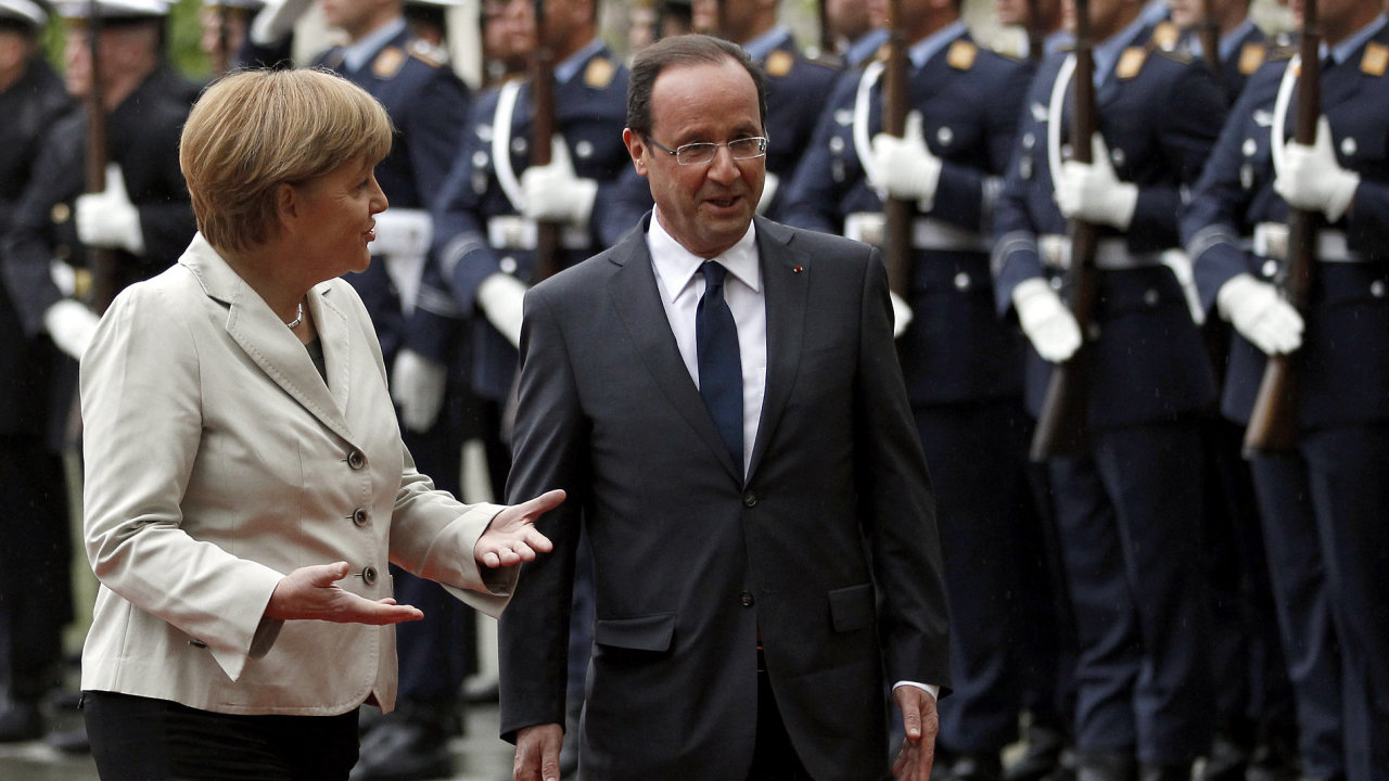 Angela Merkelov a Franois Hollande. (Ilustran foto)