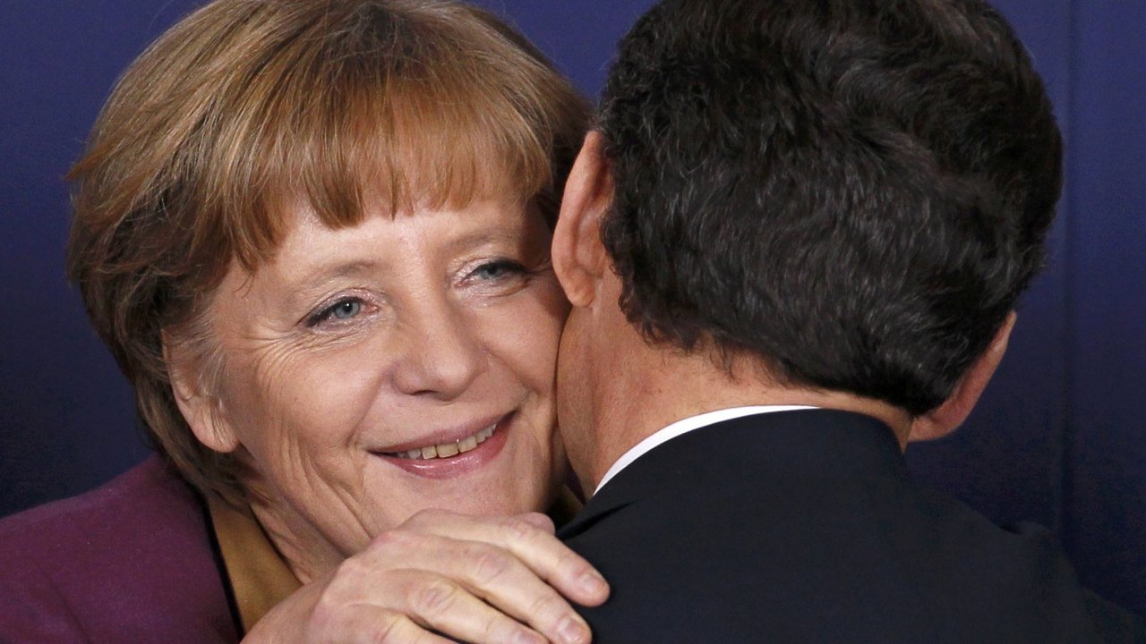 Jak se asi domluvili? Angela Merkelov a Nicolas Sarkozy