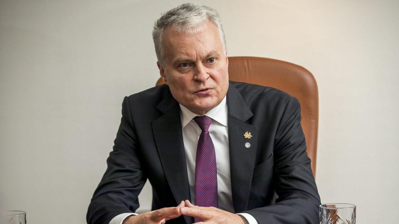 Gitanas Nauseda. litevský prezident