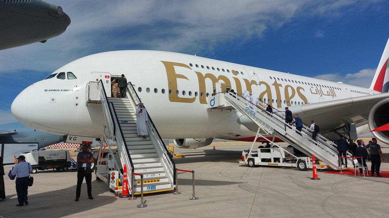 Airbus A380 od aerolinek Emirates