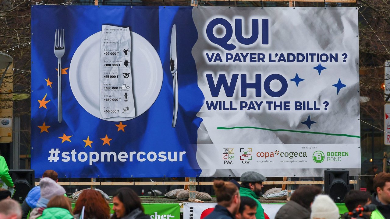 Mercosur, protest