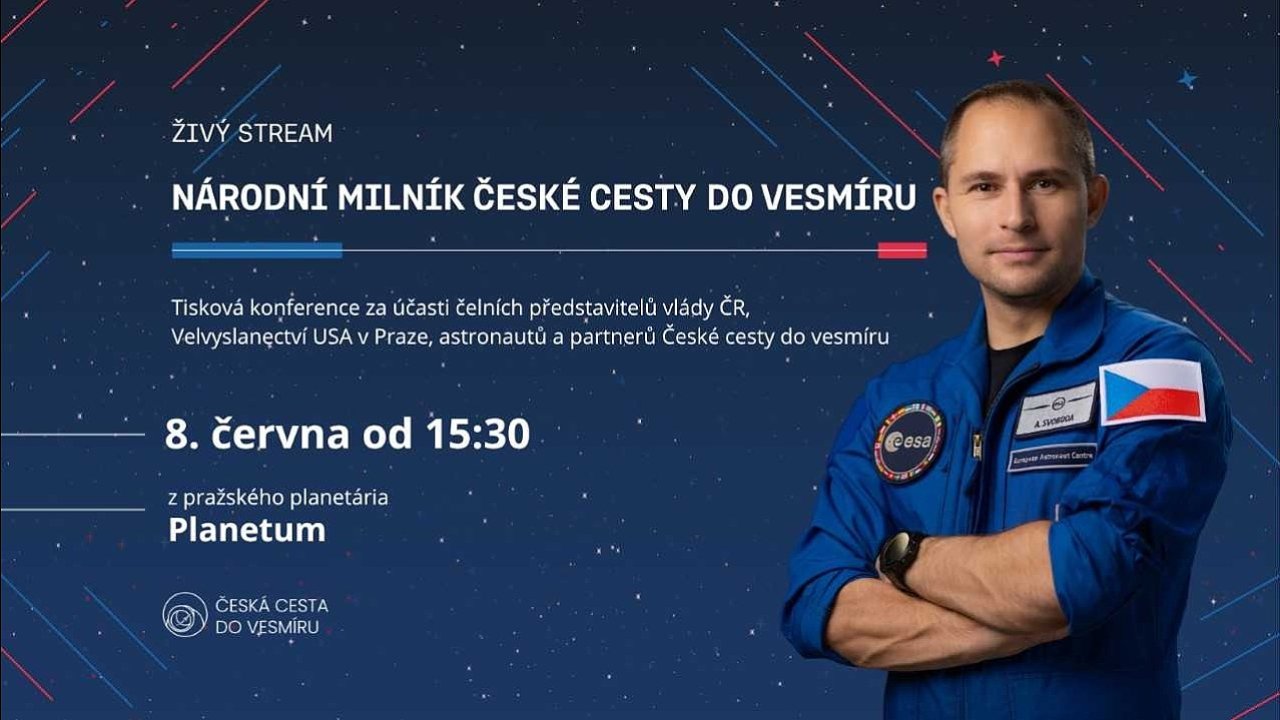 Tiskov� konference projektu �esk� cesta do vesm�ru