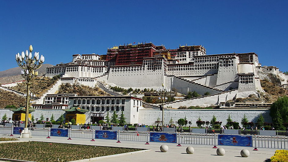 Palc Potla ve Lhase, Tibet