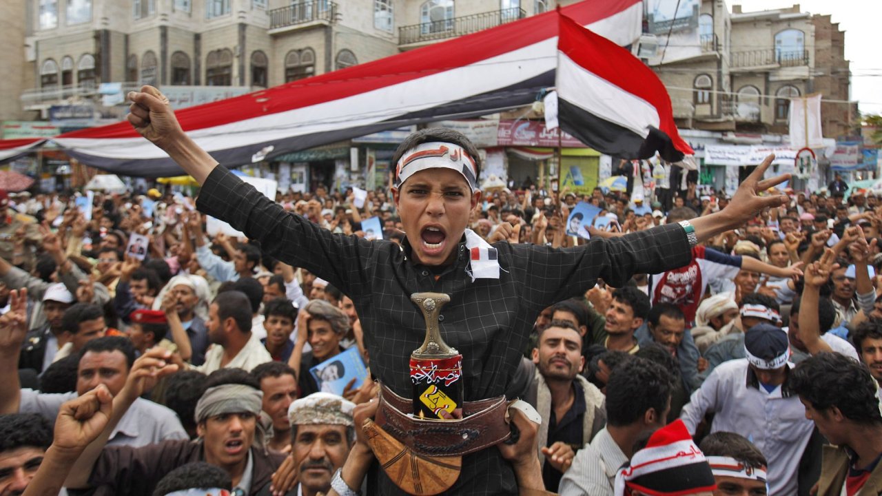 protivldn nepokoje v Jemenu
