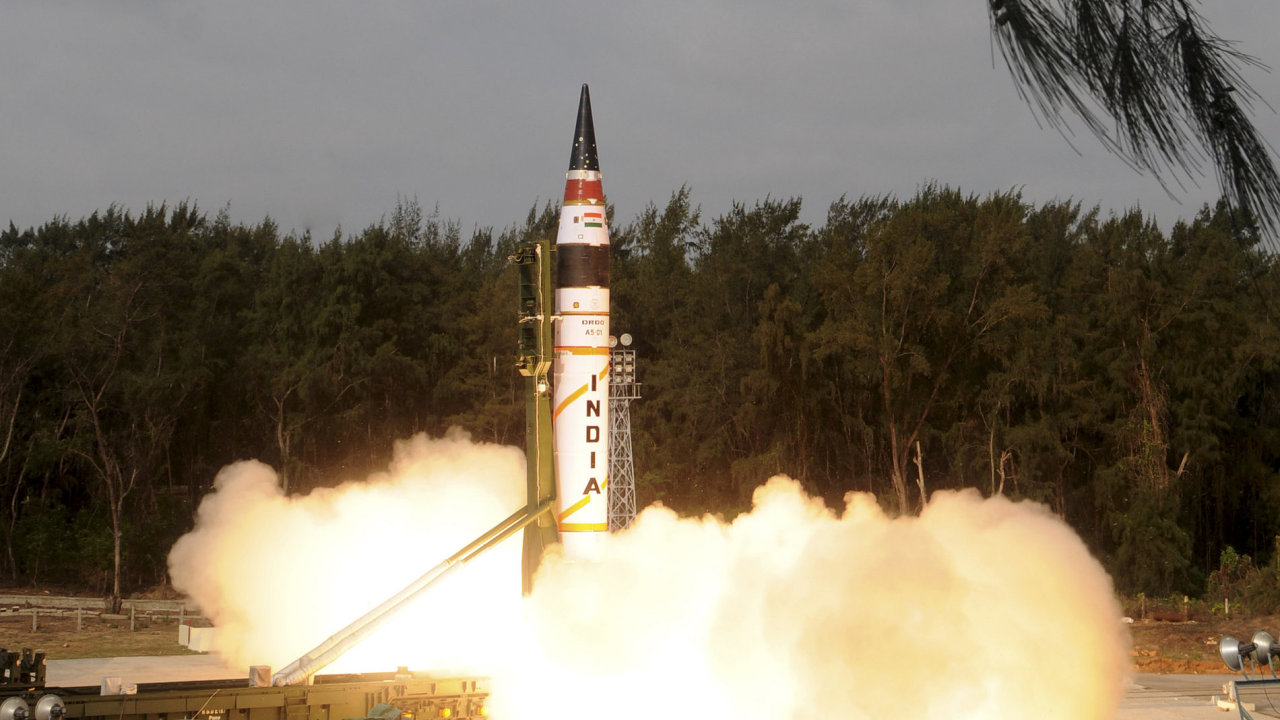 Indie otestovala raketu Agni-V