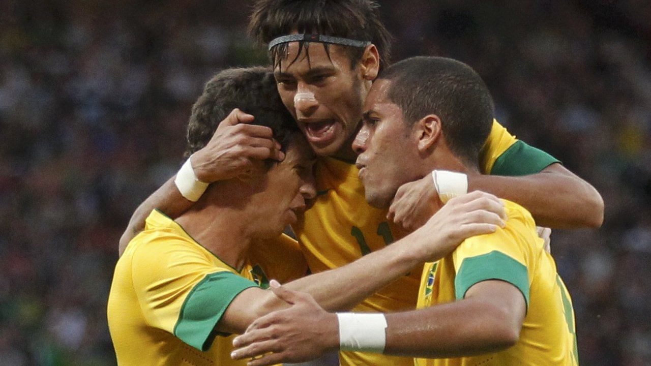 Fotbalist Brazlie se raduj