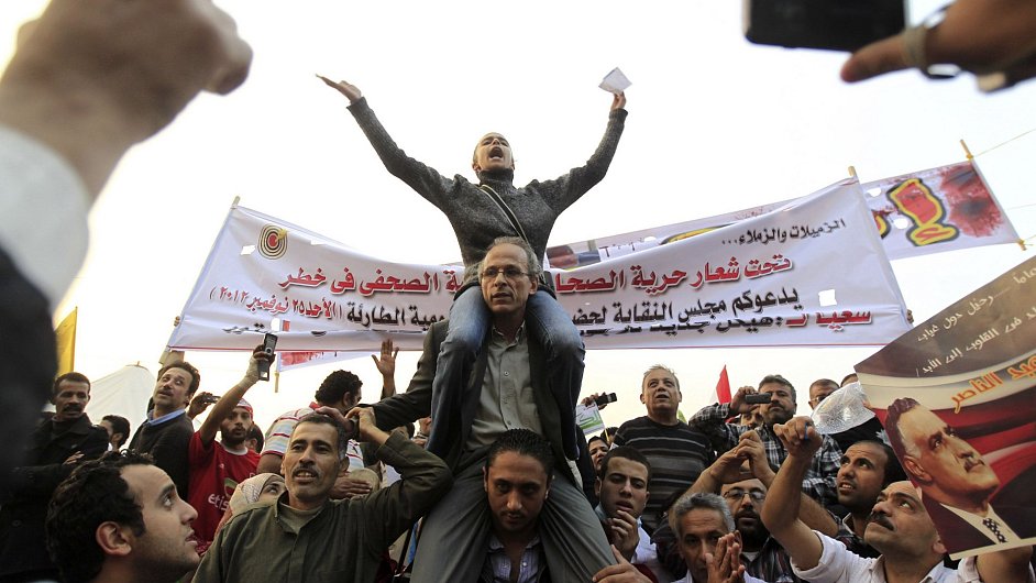 Protesty v Egypt.