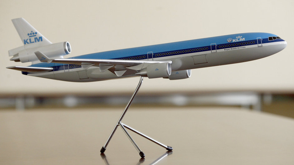 Model letounu KLM.