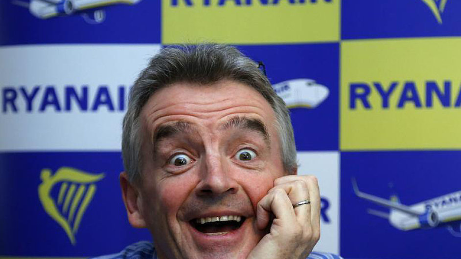 Michael O’Leary má zase dùvod k úsmìvu. Jeho Ryanair v hlavních ukazatelích roste.