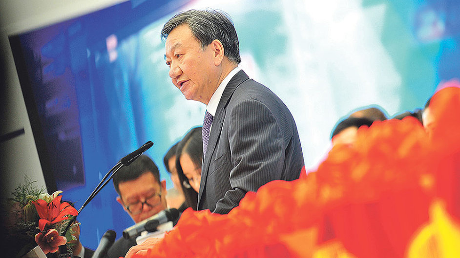 Jiang Zengwei, prezident CCPIT (Rada pro podporu mezinrodnho obchodu).