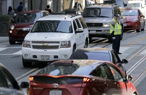 V&yacute;padek elekt�iny ve m�st� San Francisco.