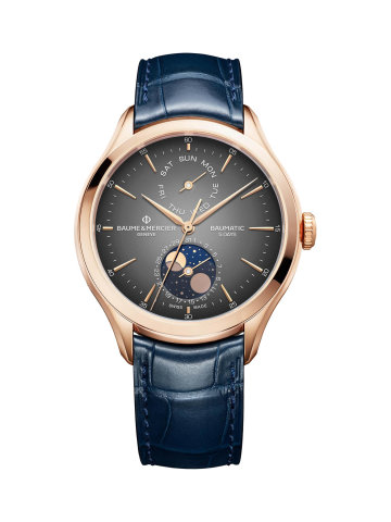 Elegán ve zlatém těle. Značka Baume & Mercier má letos výročí 190 let a své jubileum slaví noblesně – novinkou Clifton Baumatic v pouzdře z růžového zlata.
