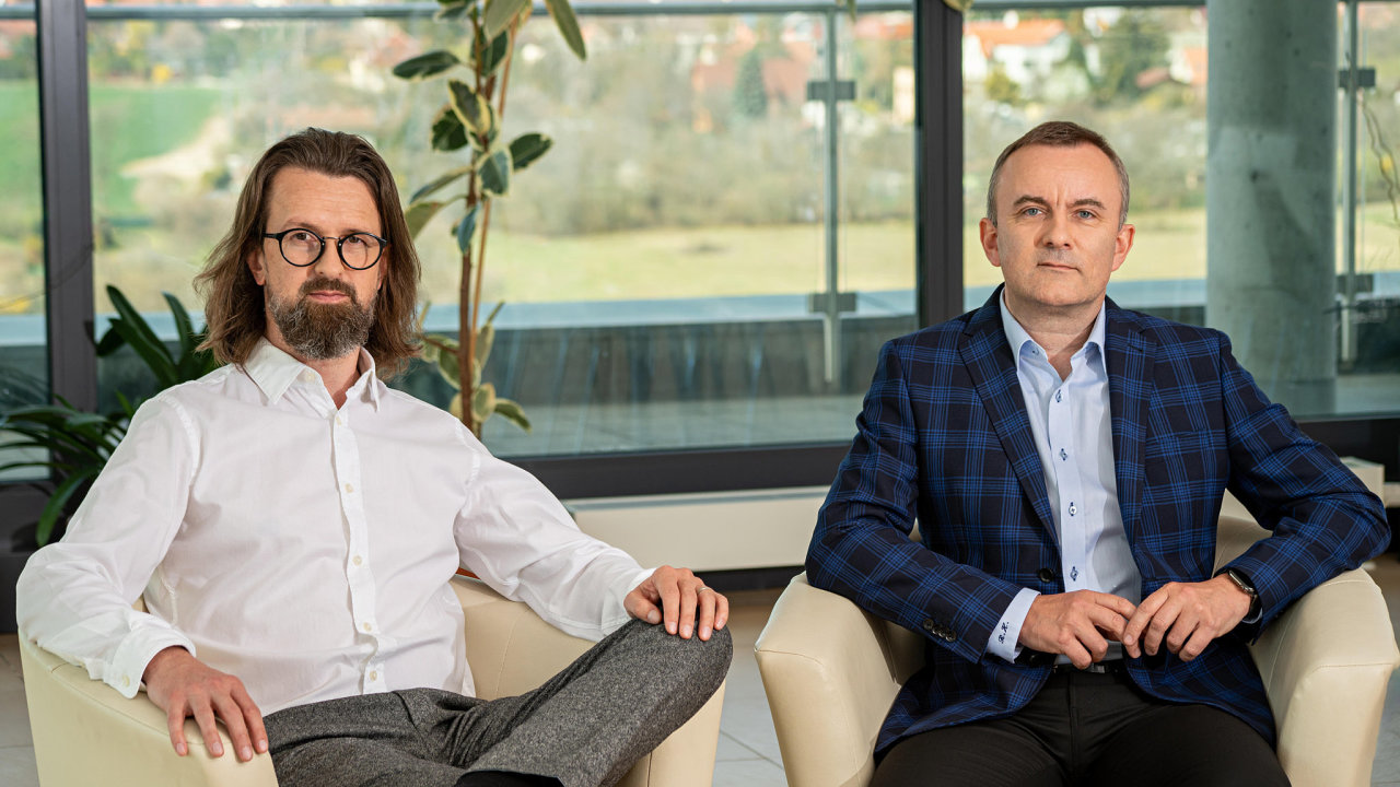 Miloš Dendis (vlevo) a Radek Horváth - zakladatelé brnìnské firmy GeneProof.