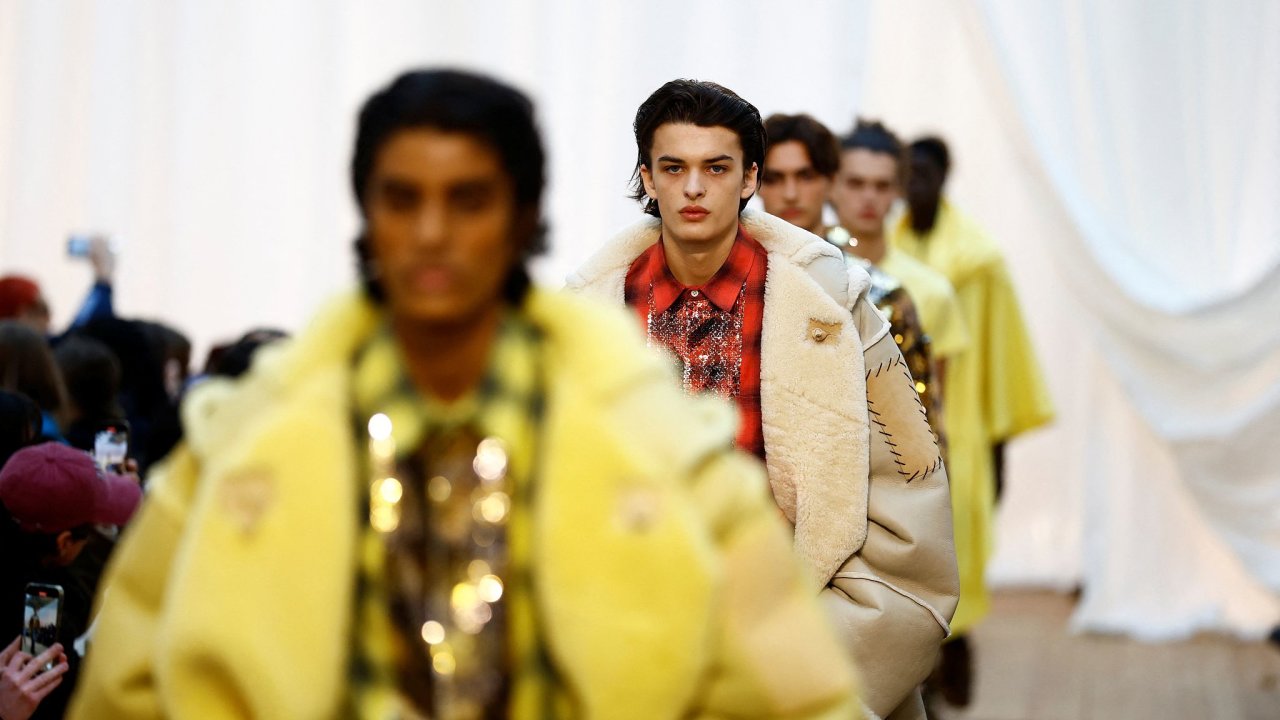 Pehldka znaky Bluemarble na paskm fashion weeku FW25