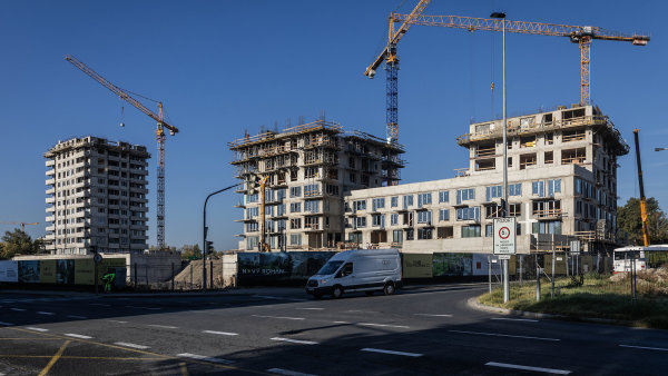 Výstavba bytů na Rohanském nábřeží, byty, domy, bydlení, stavba