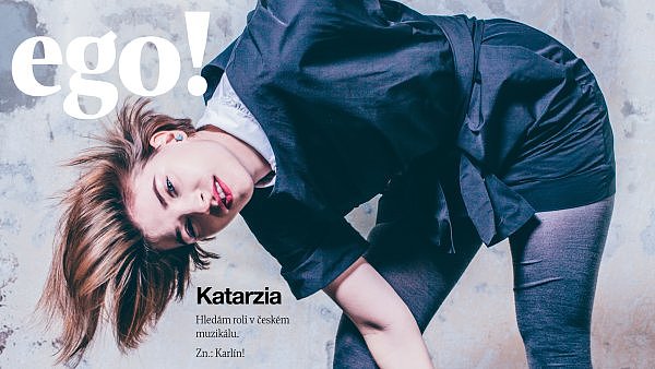 Slovenská zpvaka Katarzia na titulní stran magazínu ego!