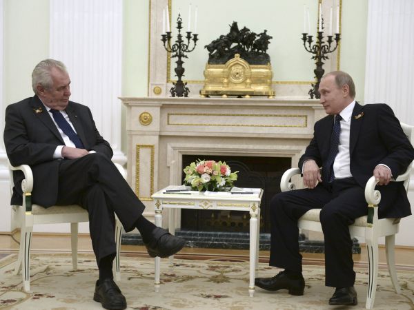 Milo&scaron; Zeman s Vladimirem Putinem
