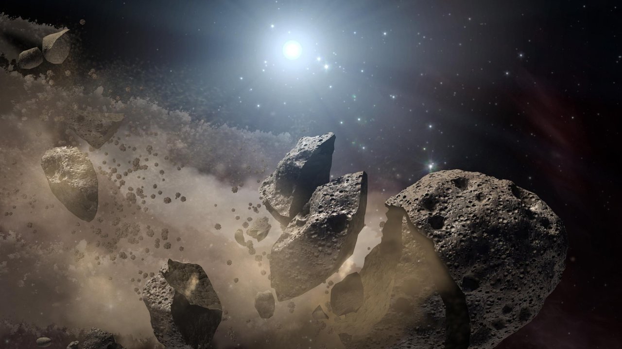 Asteroid - ilustran foto