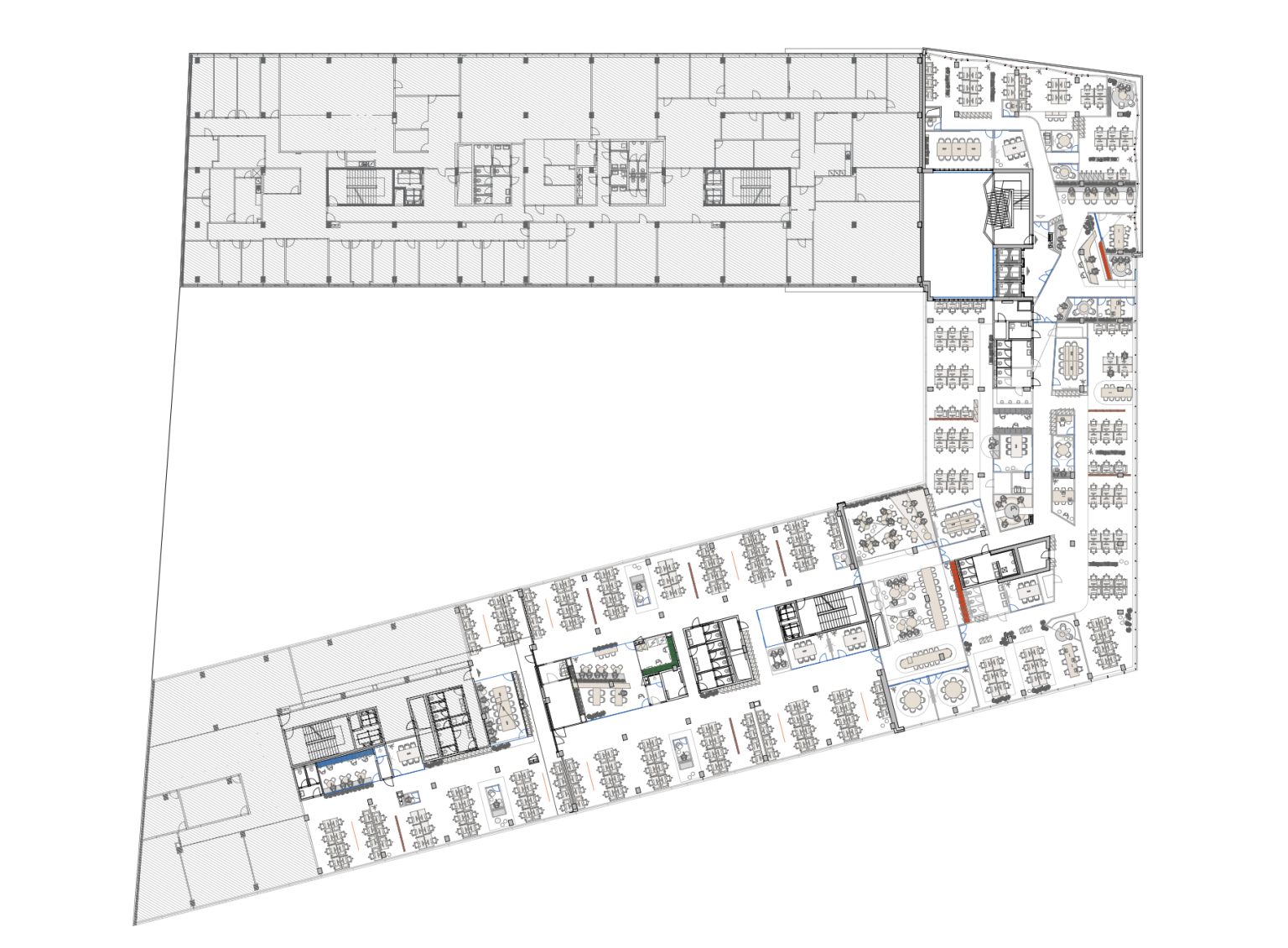 pracovní zóny / detail materiálů (Foto: komerční článek) pracovní zóny / detail materiálů