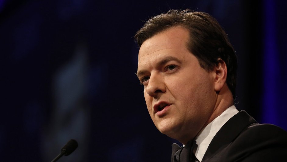 Britsk ministr financ George Osborne