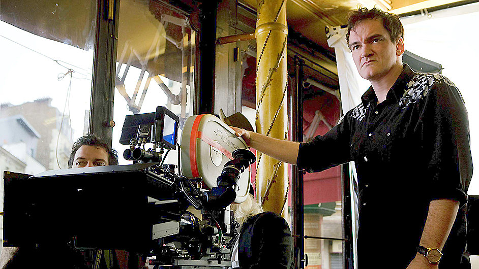 Tarantino na 35mm materil natoil film Hanebn pancharti.