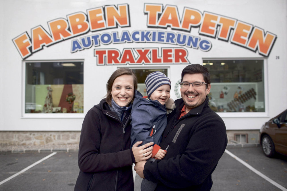 Seznámili se ve škole. Daniela a Markus Traxlerovi se synem Benjaminem. Seznámili se ve škole. Daniela a Markus Traxlerovi se synem Benjaminem.