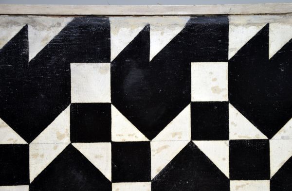 Zden�k S&yacute;kora: �ernob&iacute;l&aacute; struktura, olej na pl&aacute;tn�, 1966 a� 1967