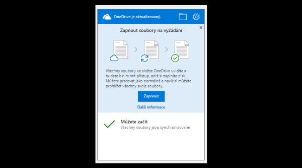 OneDrive soubory na vyžádání