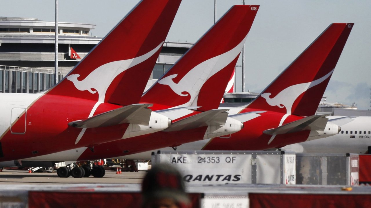 Qantas. Ilustran foto
